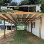 free standing lean to